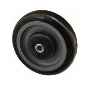 Premier Rubber wheel 4 Inch dia x 1.25 Inch thickness With Flange Size 2.5 inch x 2.5 inch